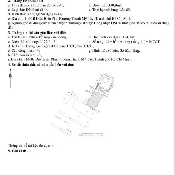 Bán toà nhà 567 Điện Biên Phủ, P25, Quận Bình Thạnh