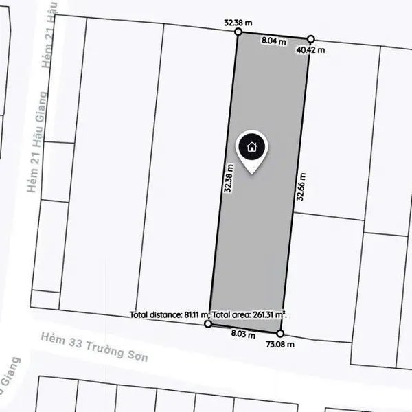 Bán nhà 15 Hậu Giang, P. Tân Sơn Nhất, Quận Tân Bình