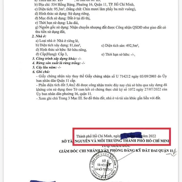 Bán toà nhà 552-554 Hồng Bàng, P16, Quận 11