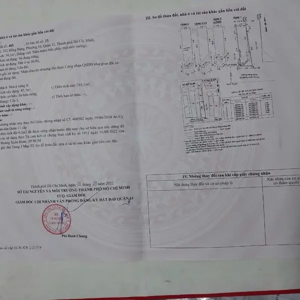 Bán toà nhà 552-554 Hồng Bàng, P16, Quận 11