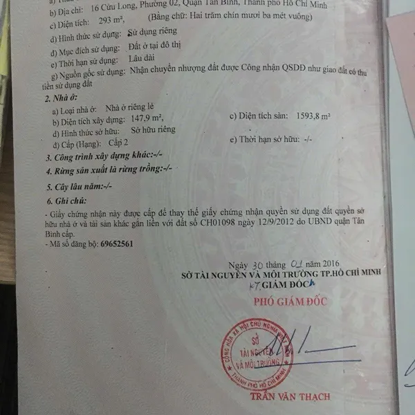 Bán toà nhà 16 Cửu Long, Phường Tân Sơn Hoà, Quận Tân Bình