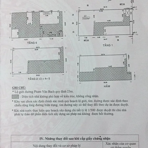 Bán toà nhà 485 - 487 Phạm Văn Bạch, P. Tân Bình, Quận Tân Bình
