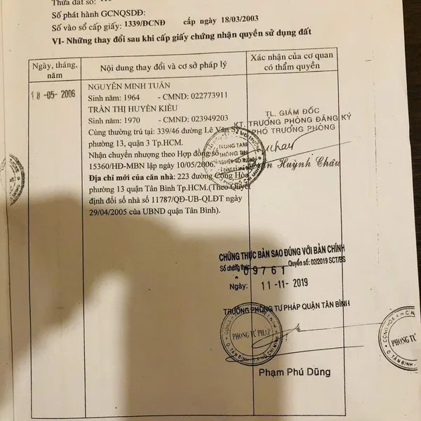 Bán nhà 223 - 225 - 227 - 229 - 231 - 233 Cộng Hoà, P. Tân Bình, Quận Tân Bình