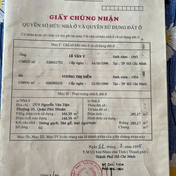 Bán toà nhà căn hộ dịch vụ 330 Nguyễn Thượng Hiền, P. Đức Nhuận, TP.HCM