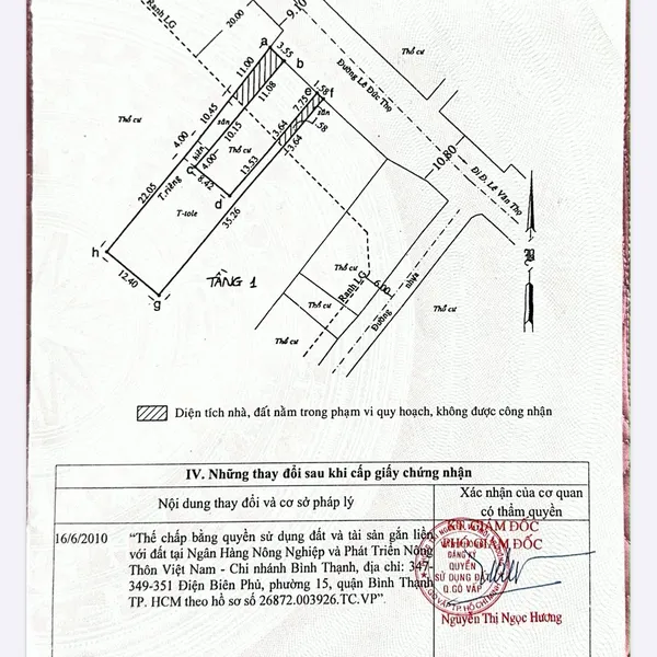 Bán nhà 1191 - 1191A Lê Đức Thọ, P. An Hội Tây, Quận Gò Vấp