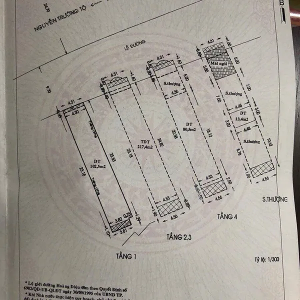 Bán toà nhà 39 - 41 Hoàng Diệu, P. Xóm Chiếu, Quận 4