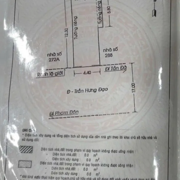 Bán nhà 270 Trần Hưng Đạo , Phường Chợ Lớn,&nbsp;Quận 5