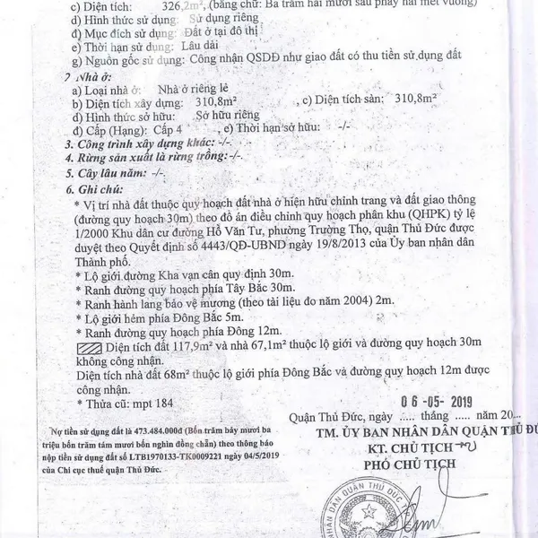 Bán tòa nhà 638 Kha Vạn Cân, P. Hiệp Bình, TP. Thủ Đức