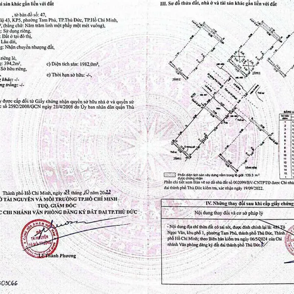 Bán toà nhà 485 Tô Ngọc Vân, P. Tam Bình, TP. Thủ Đức