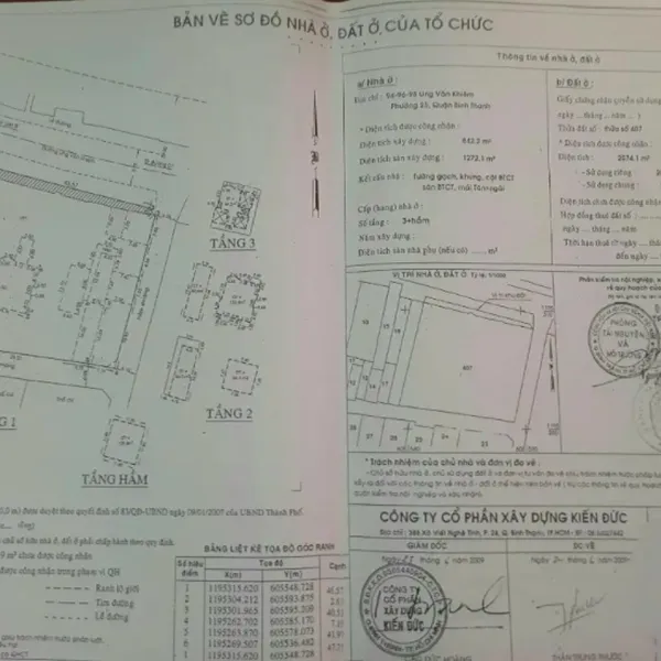 Bán quỹ đất 92 – 94 – 96 – 98 Ung Văn Khiêm, P. Thạnh Mỹ Tây, Quận Bình Thạnh