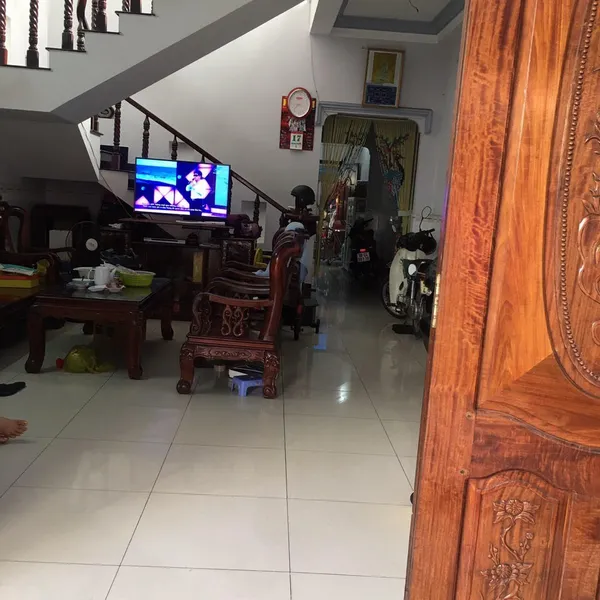 Nhà 2 tầng hẻm 1247 Huỳnh Tấn Phát 5m x 23m nở hậu 6m