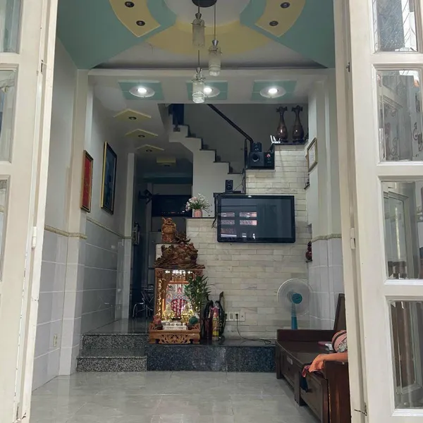 Nhà 4 tầng hẻm 128 Huỳnh Tấn Phát 3,3m x 9,5m