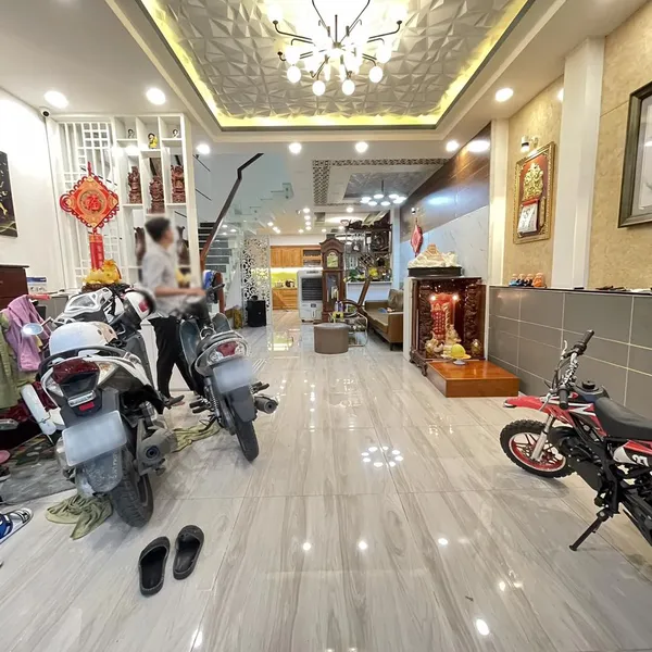 Nhà 4 tầng hẻm 791 Trần Xuân Soạn 4,8m x 15,3m