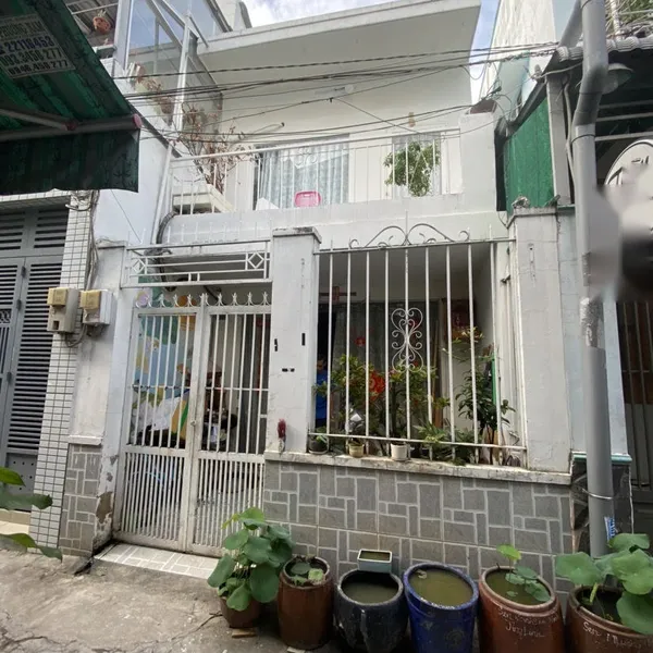 Nhà hẻm 645 trần xuân soạn , 3,75m x 15,41m