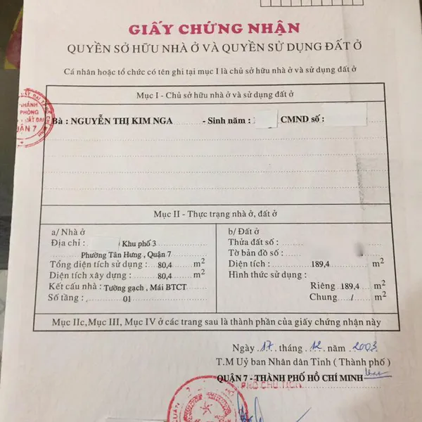 Nhà hẻm XH trần Xuân Soạn, Tân Hưng 5m x 37.9m