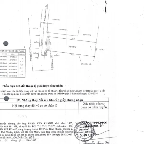 Tòa nhà căn hộ dịch vụ 180/9A Bùi Văn Ba, P. Tân Thuận, Quận 7