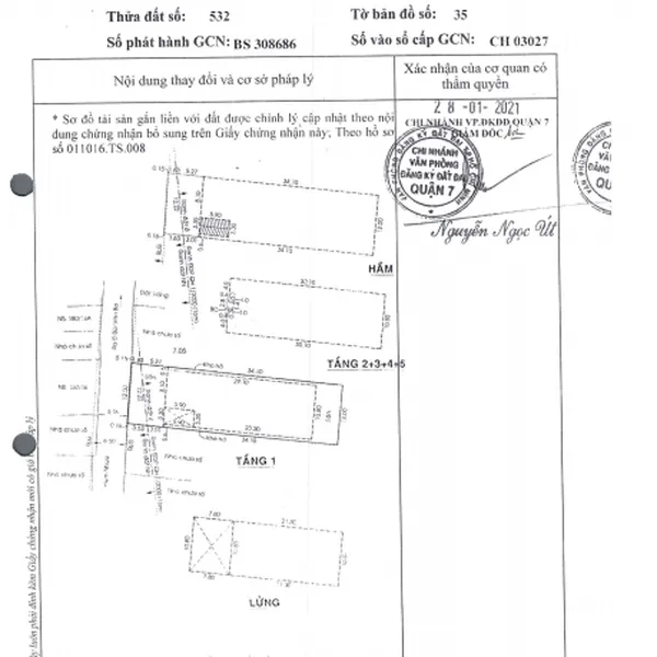 Tòa nhà căn hộ dịch vụ 180/9A Bùi Văn Ba, P. Tân Thuận, Quận 7