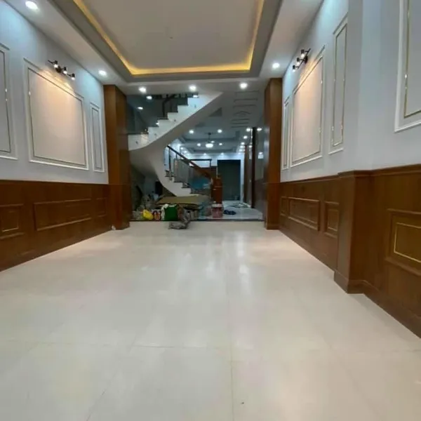 Nhà 4 tầng đường Số Tân Quy 4m x 20m