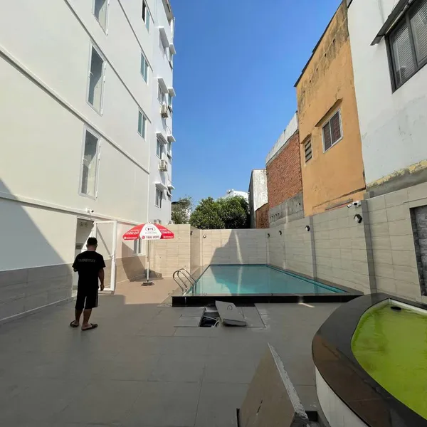 Bán tòa nhà căn hộ dịch vụ Quận Bình Thạnh đường Nguyễn Văn Đậu