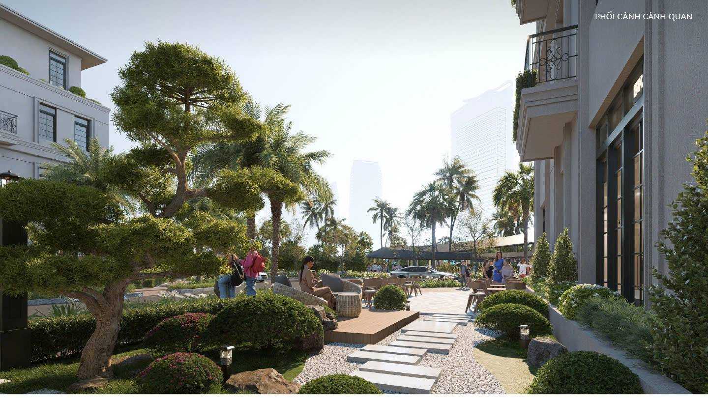 Thiết kế cảnh quan tại dự án Alluvia City Hưng Yên